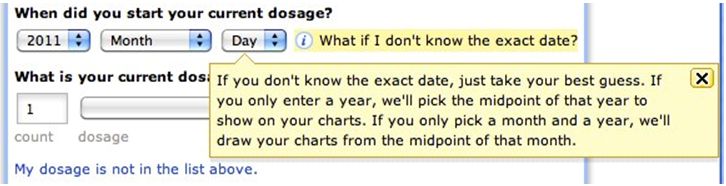 Entering Dates at PatientsLikeMe Got a Lot Easier in 2011